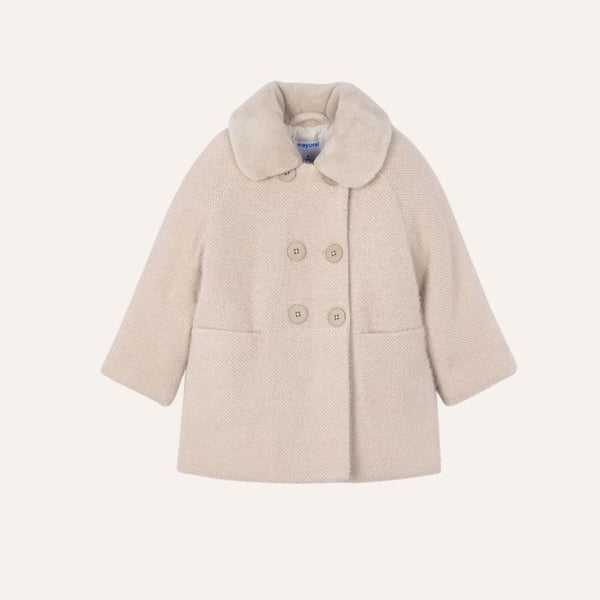 Abrigo cuello pelito