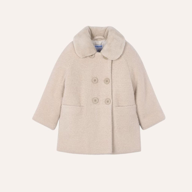 Abrigo cuello pelito