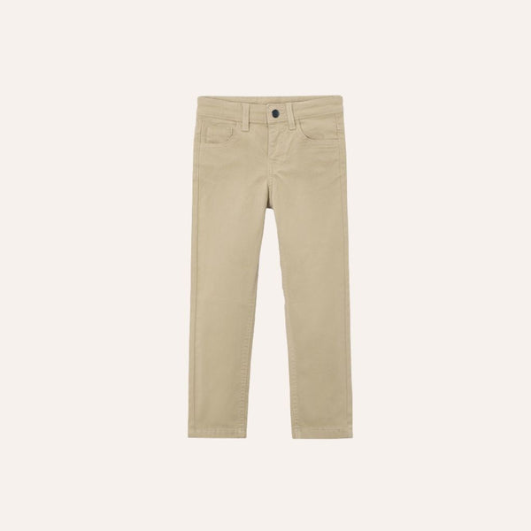 Pantalón lona slim fit