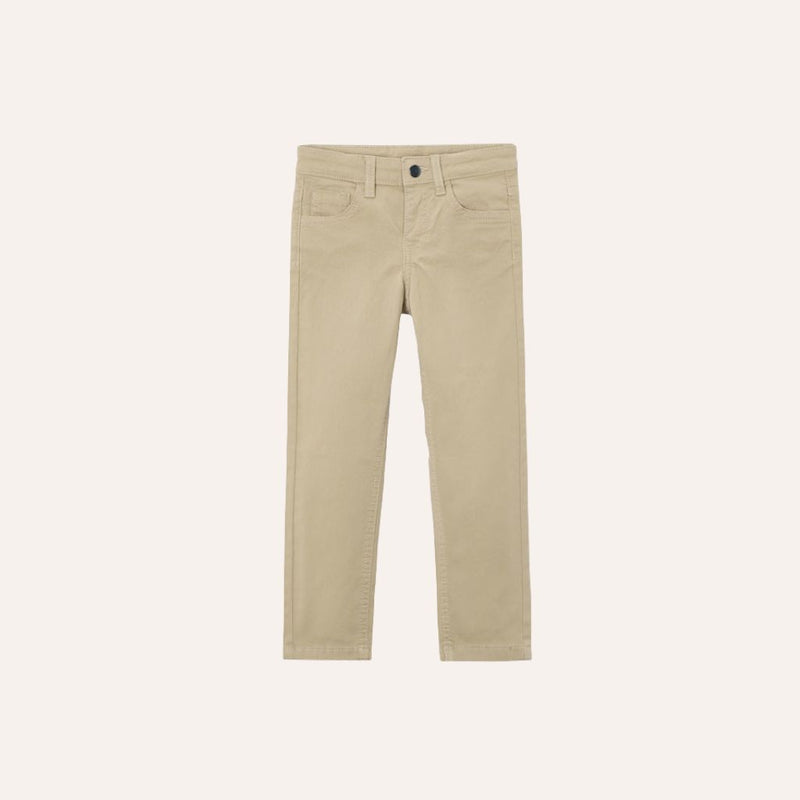 Pantalón lona slim fit