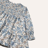 Vestido flores azules