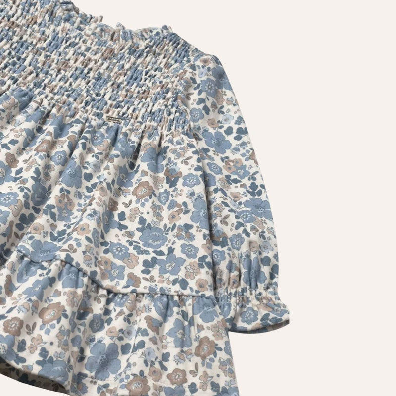 Vestido flores azules