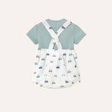 Conjunto camiseta y ranita coches