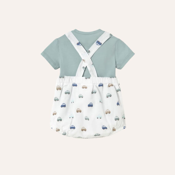 Conjunto camiseta y ranita coches