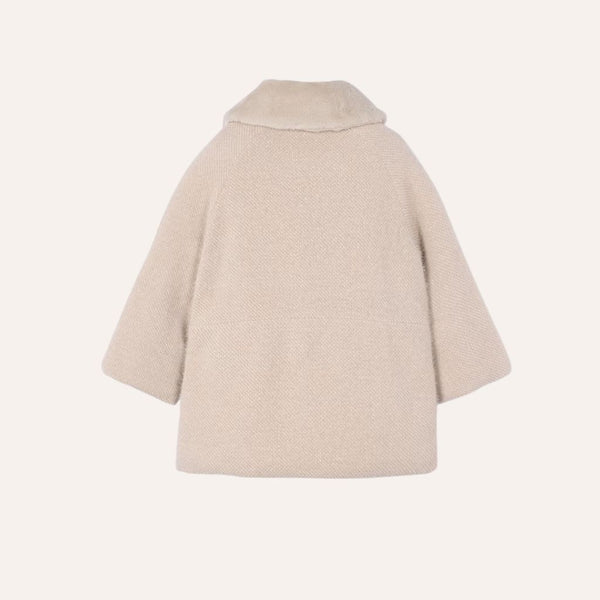 Abrigo cuello pelito