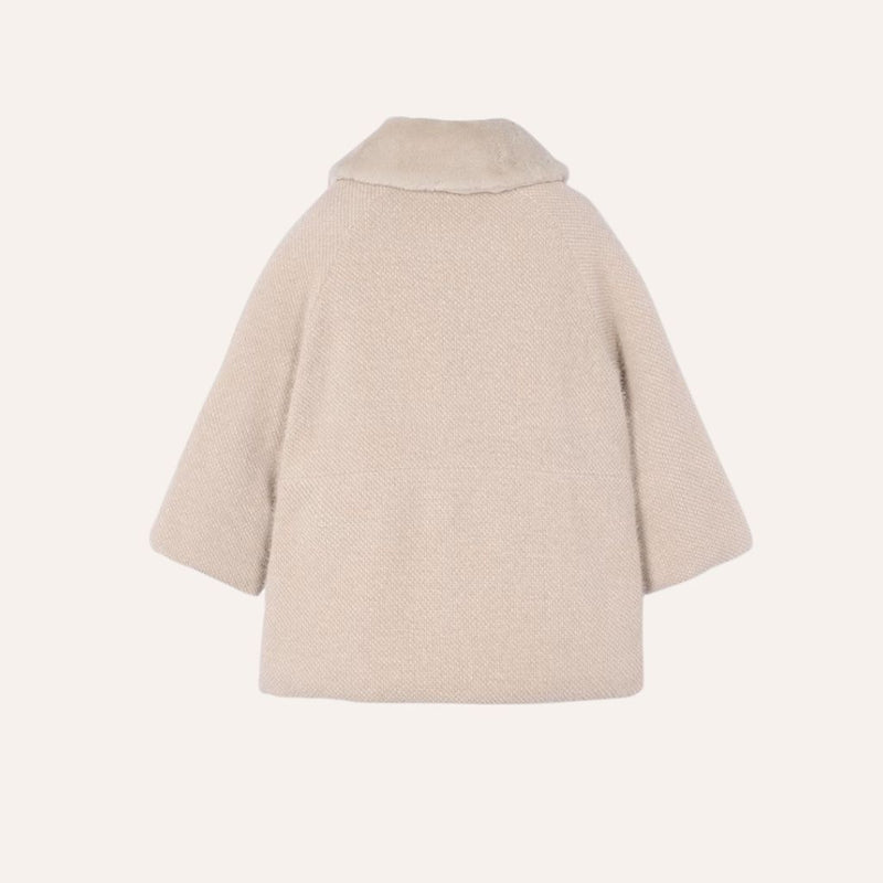Abrigo cuello pelito