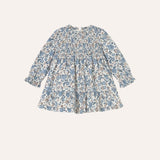 Vestido flores azules