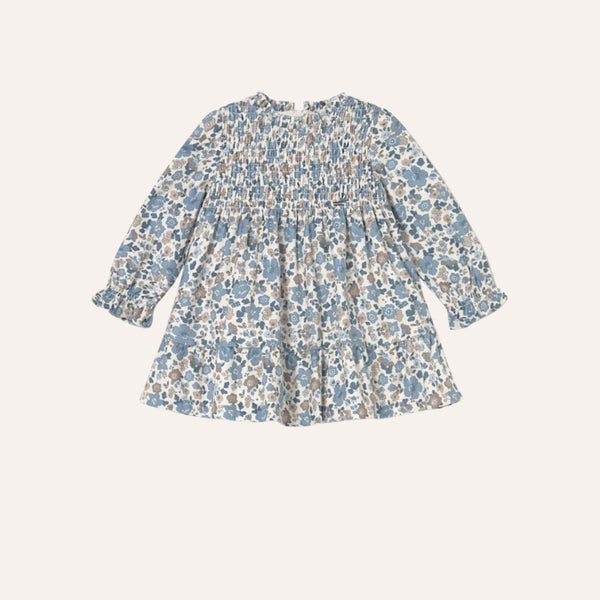 Vestido flores azules