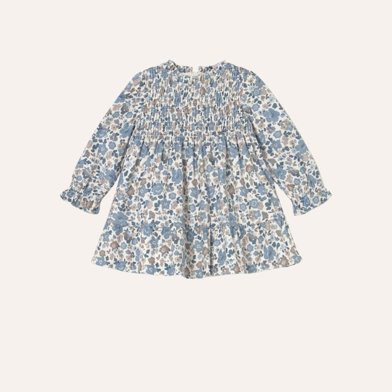 Vestido flores azules