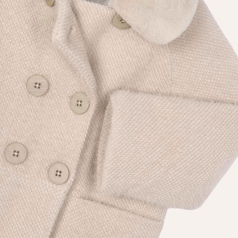 Abrigo cuello pelito