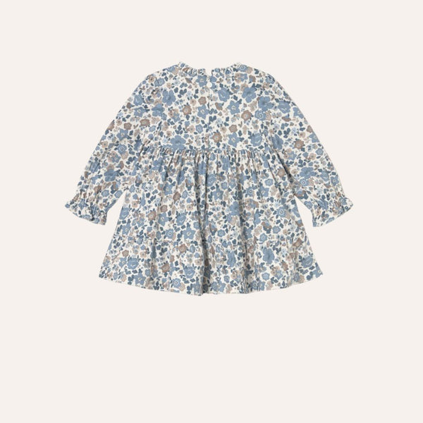 Vestido flores azules