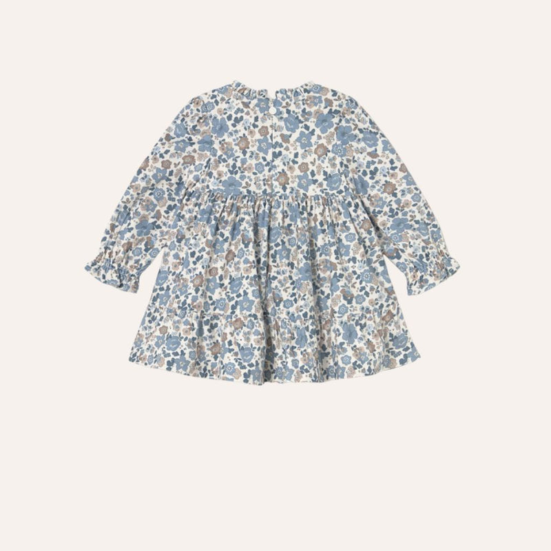 Vestido flores azules