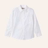 Camisa bolsillo manga larga básica