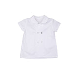 Camisa Oxford cruzada cuello bebé