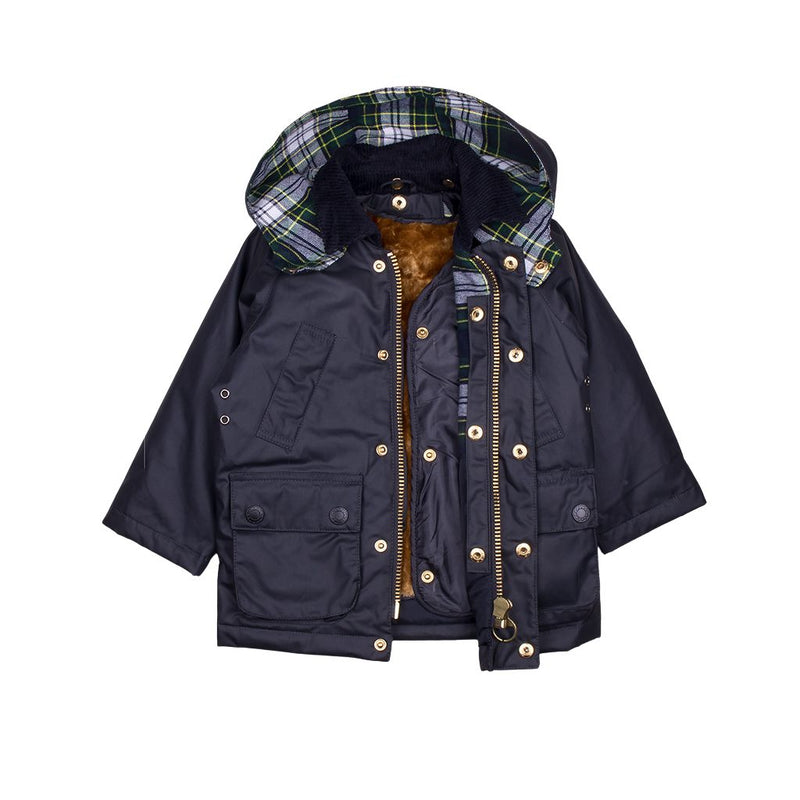 Abrigo encerado con chaleco