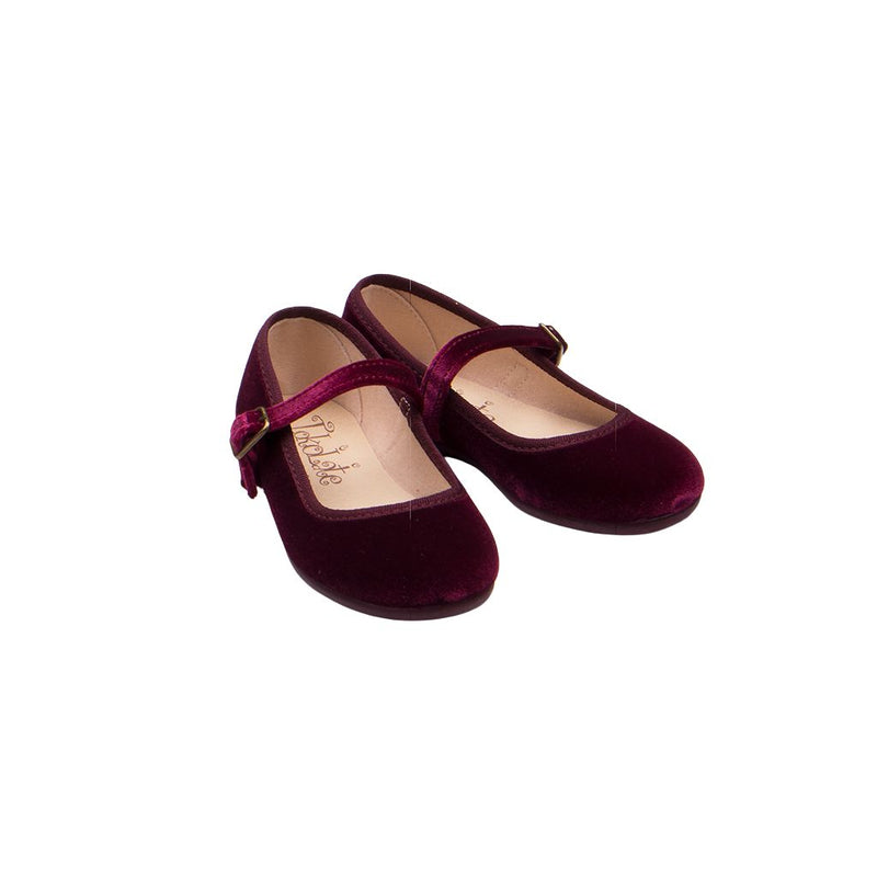 Mercedita de tercipelo con hebilla