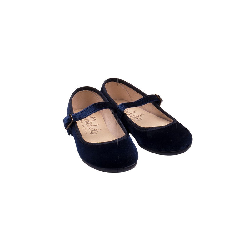 Mercedita de tercipelo con hebilla