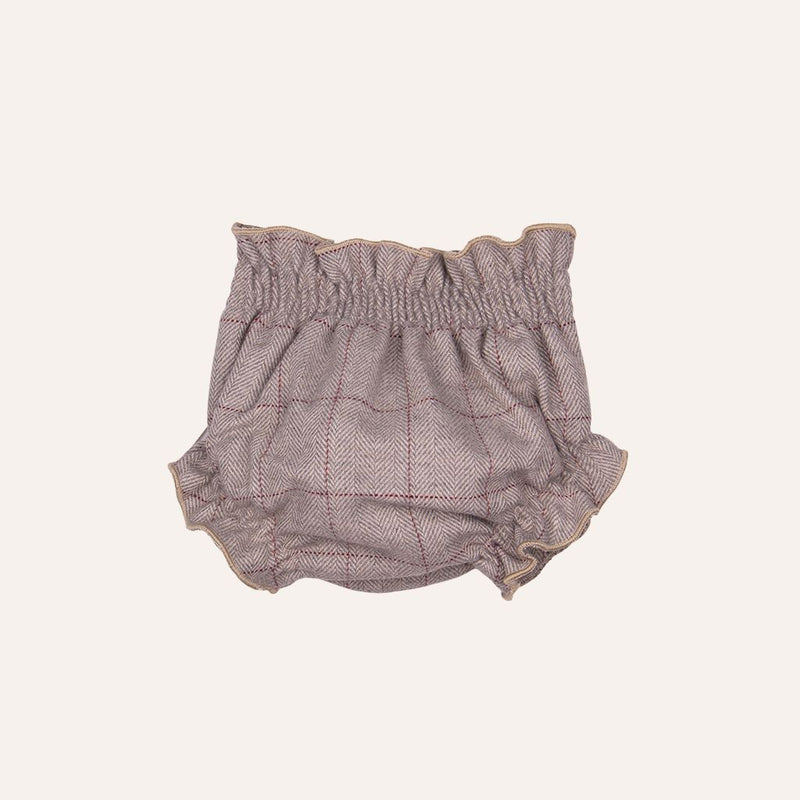 Bragola gomas beige cuadros