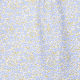 Camisa cruzada flor azul