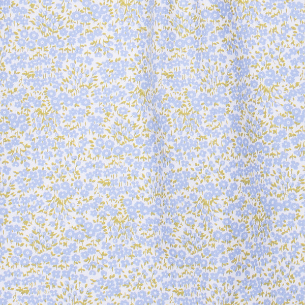 Camisa cruzada flor azul