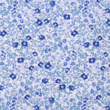 Blusa sin mangas cuello volante estampado flor