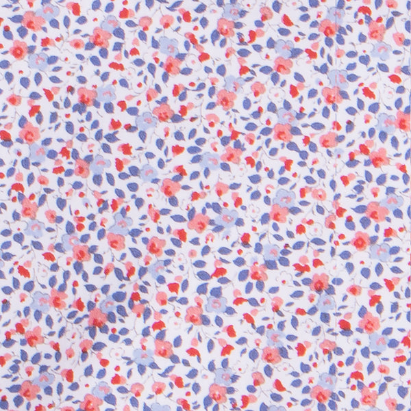 Blusa manga corta flor coral