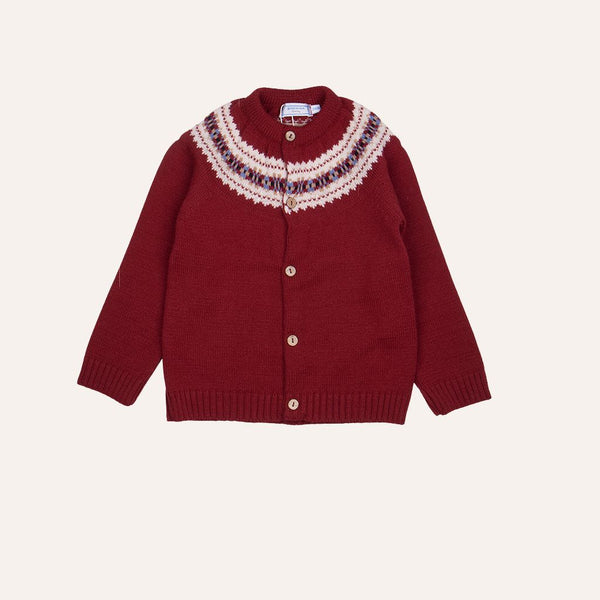 Chaqueta punto cenefa