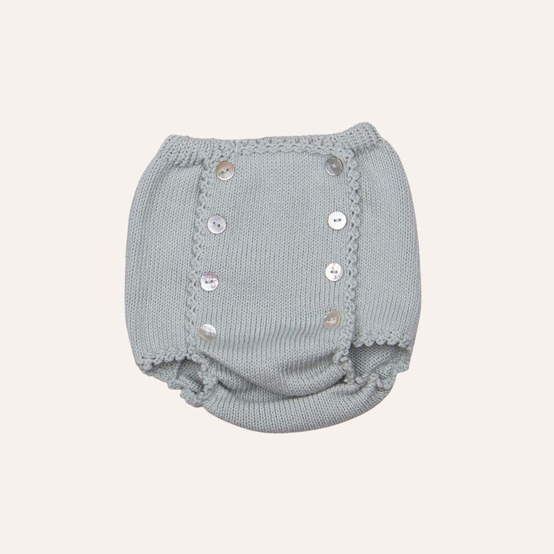 Cubre de punto algodón con botones