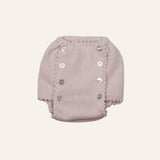 Cubre de punto algodón con botones