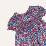 Vestido flores liberty cuello volante