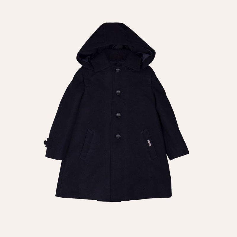 Abrigo loden marino
