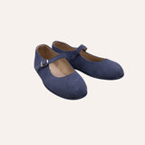 Merceditas serraje con hebilla