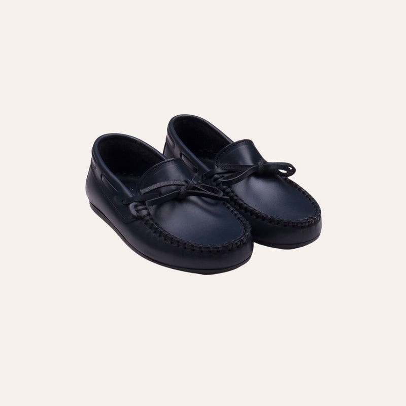 Mocasín piel con lazo