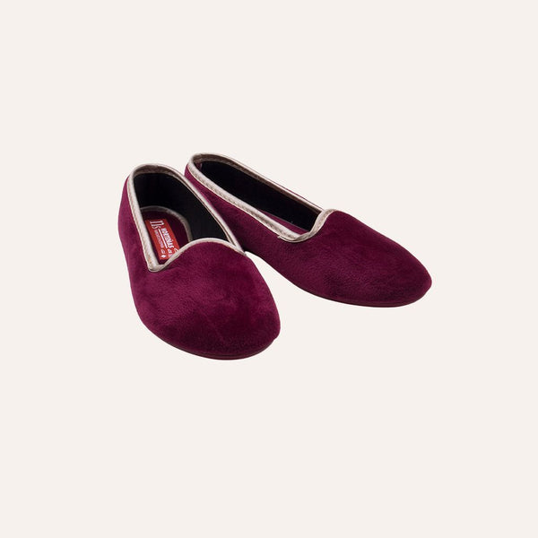 Slipper terciopelo casa