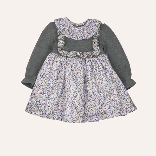 Vestido flores verdes