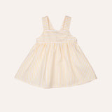 Vestido rayas amarillas tirantes