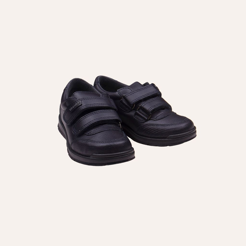 Deportivo piel doble velcro