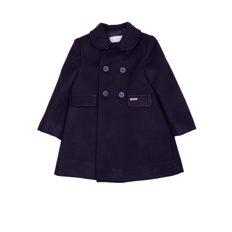 Abrigo de paño cruzado