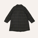 Abrigo cuadros verdes