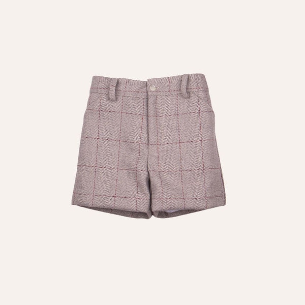 Bermuda escocesa beige