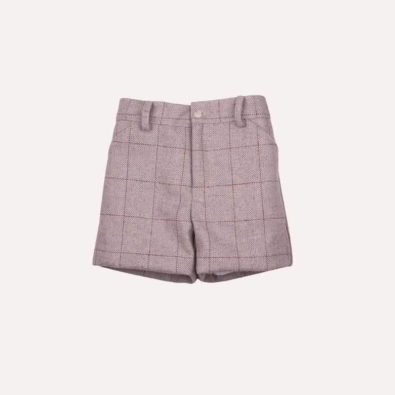 Bermuda escocesa beige