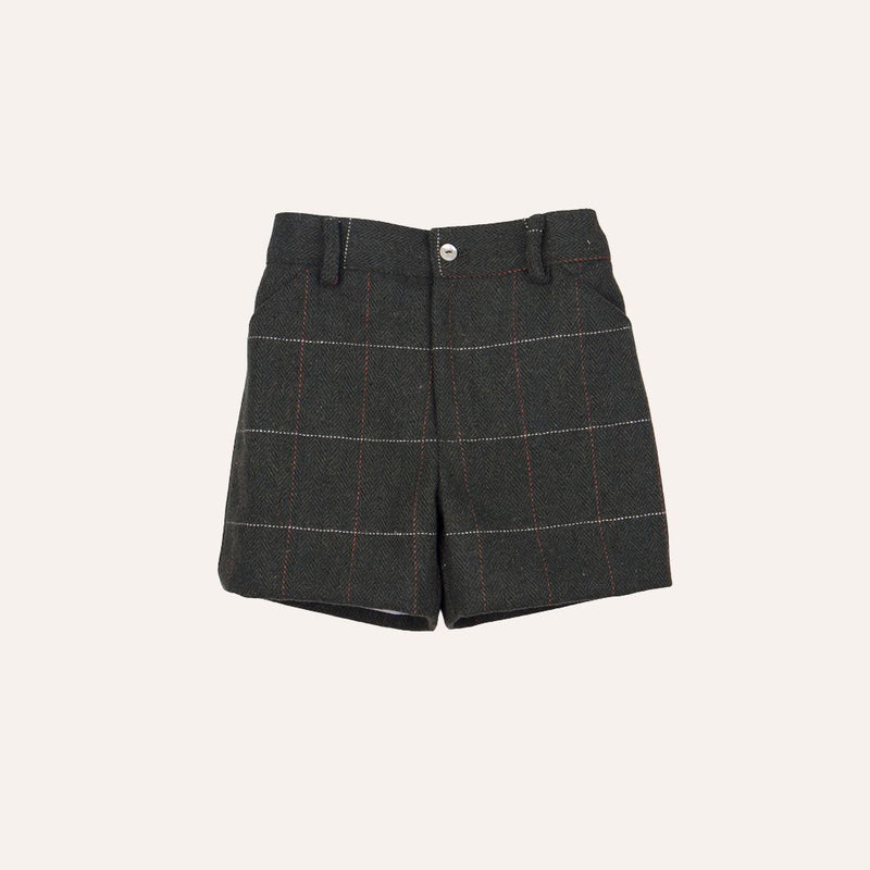 Bermuda escocesa verde