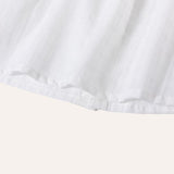 Blusa blanca manga alita borlita