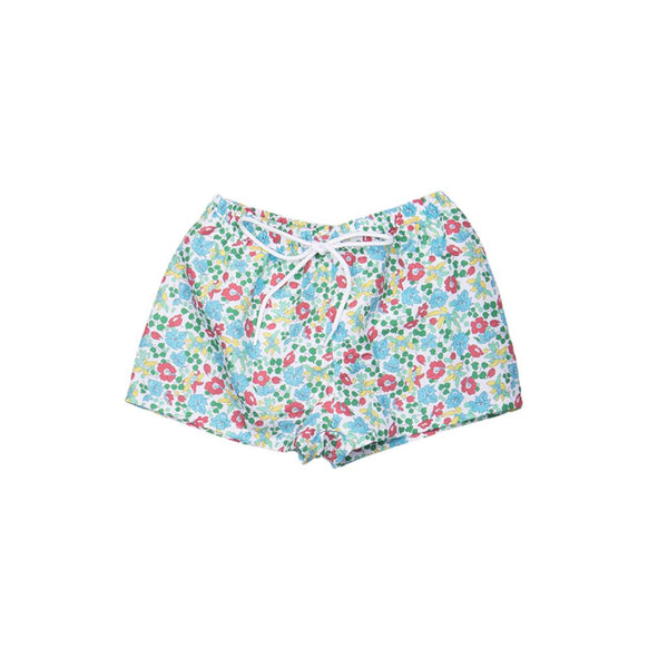 Boxer tela familia flor naranja