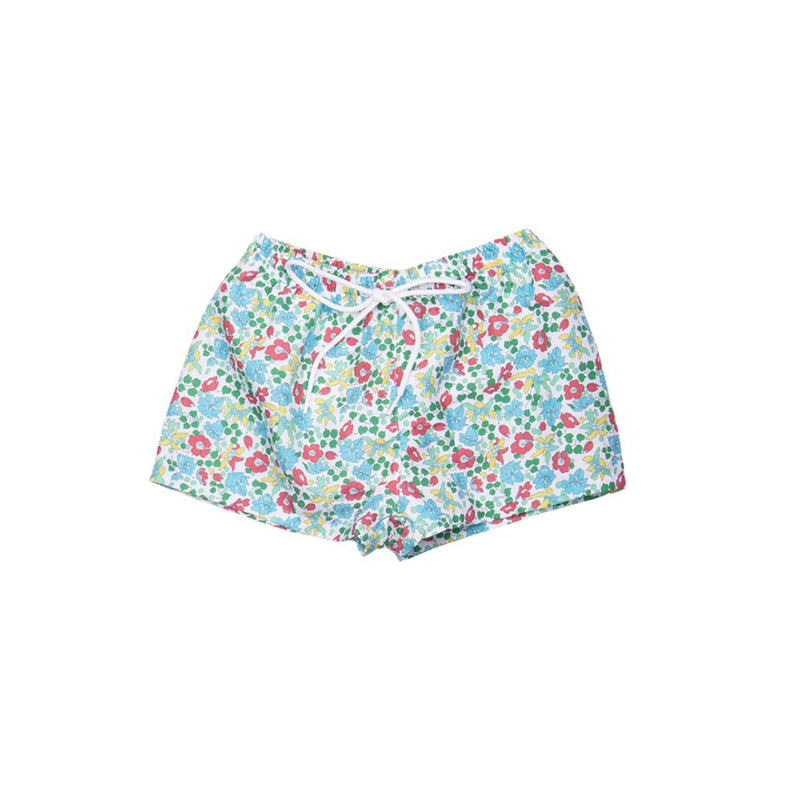 Boxer tela familia flor naranja