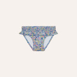 Culetin flores fondo azul