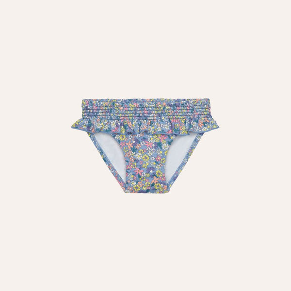 Culetin flores fondo azul