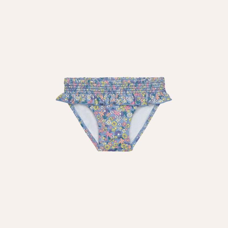 Culetin flores fondo azul