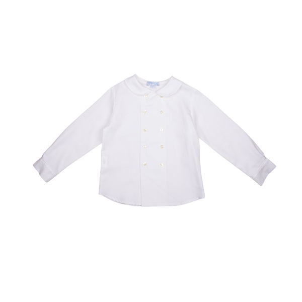 Camisa villela cuello bebé cruzada
