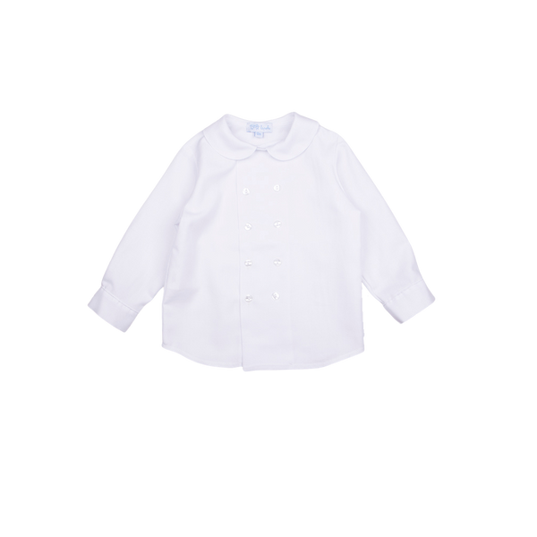 Camisa villela cuello bebé cruzada